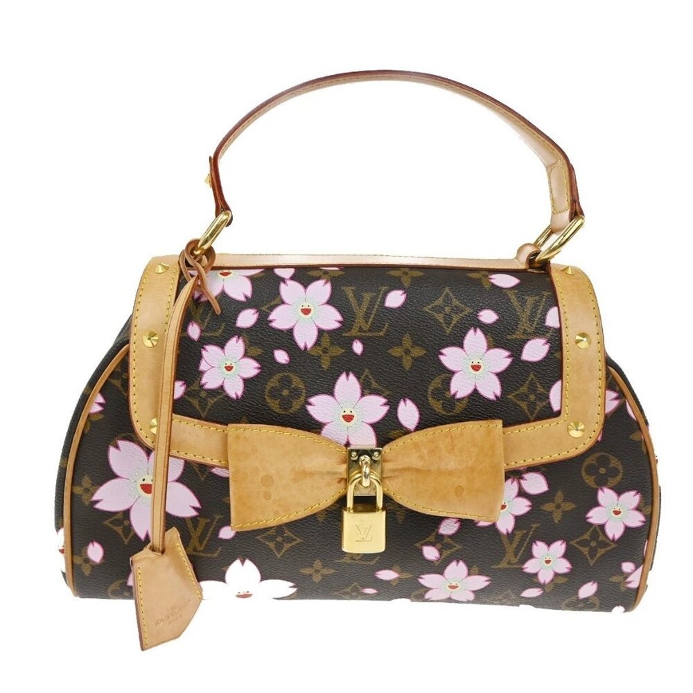 LOUIS VUITTON Sac Retro PM Hand Bag Monogram Cherry Blossom BN M92012 620RL703